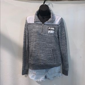 Lightweight gray sweatshirt Pink Victoria’s Secret